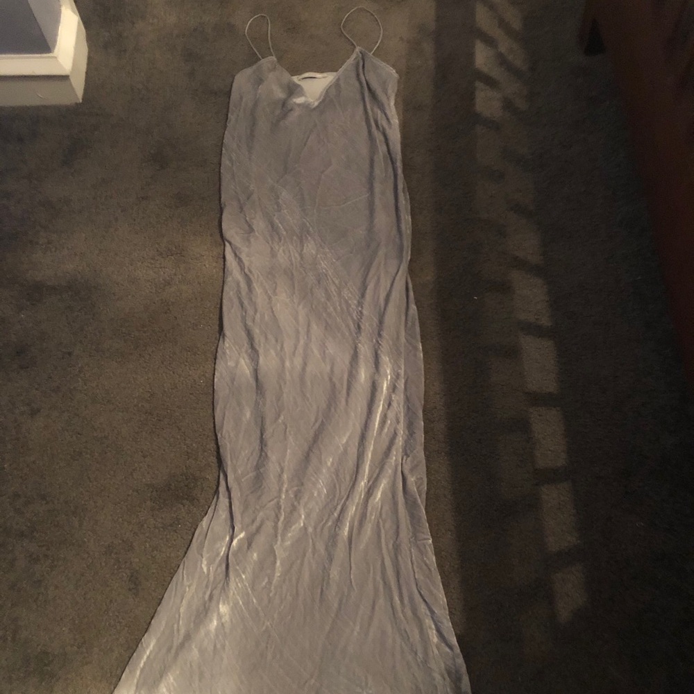 AOTC Gale Slip Dress SILVER sz 0 - Picture 9 of 14